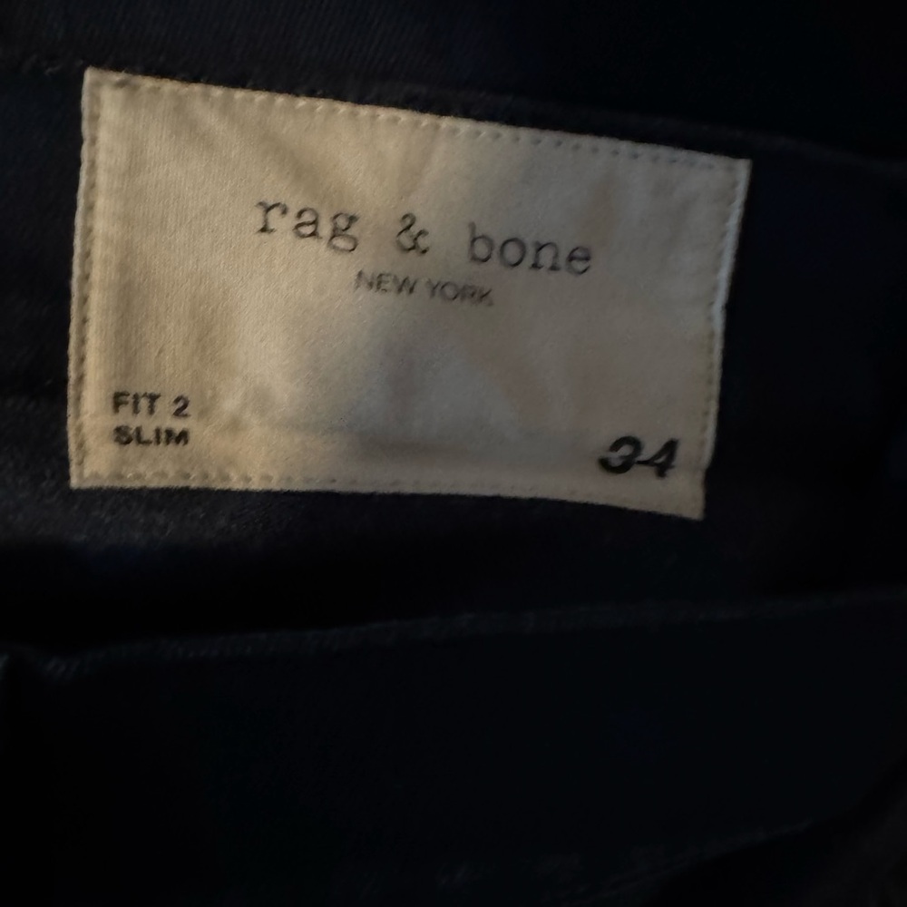Rag & Bone blue Slim 2 Trousers